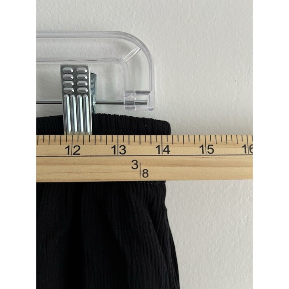 Alfred Dunner Pants Black 16 Lightweight Classic Stretch Waist Beach‎ Flow - Picture 8 of 10